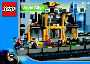 Bedienungsanleitung Lego set 4513 World City Bahnhof