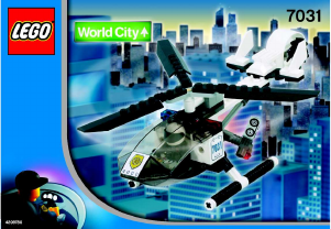 Manual Lego set 7031 World City Police helicopter