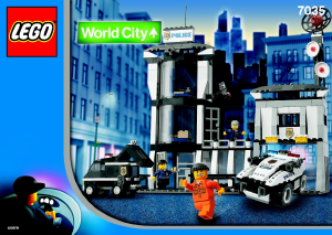 Handleiding Lego set 7035 World City Politiebureau