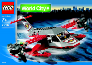 Instrukcja Lego set 7214 World City Samolot
