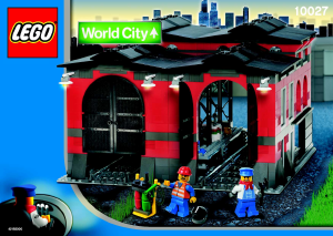 Handleiding Lego set 10027 World City Treinremise