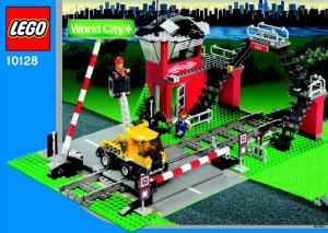 Bedienungsanleitung Lego set 10128 World City Bahnübergang