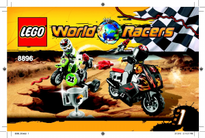 Manual Lego set 8896 World Racers Snake canyon