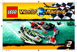 Manual Lego set 8897 World Racers Jagged jaws reef