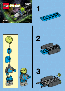 Manual Lego set 3072 Insectoids Mega tack