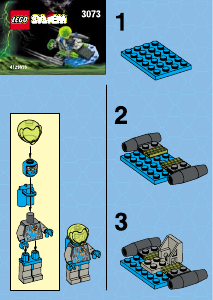 Manual Lego set 3073 Insectoids Swarm intruder