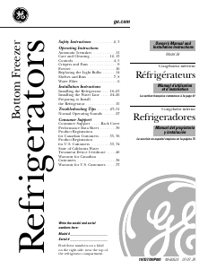 Manual de uso GE PFSS6PKXASS Frigorífico combinado