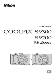 Käyttöohje Nikon Coolpix S9300 Digitaalikamera