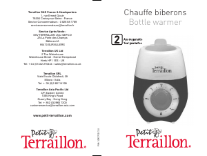 Manuale Terraillon PRC43208GB Neo Blue Scaldabiberon