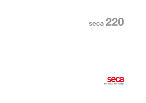 说明书 Seca220天平