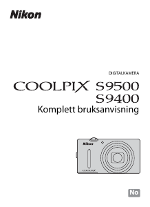 Bruksanvisning Nikon Coolpix S9500 Digitalkamera