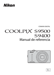 Manual de uso Nikon Coolpix S9500 Cámara digital