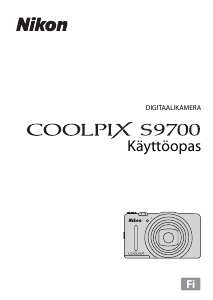 Käyttöohje Nikon Coolpix S9700 Digitaalikamera