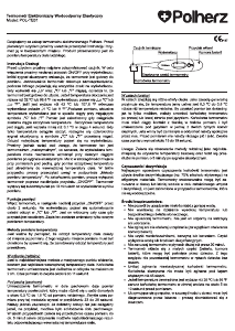 Instrukcja Polherz POL-TE01 Termometr