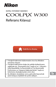 Kullanım kılavuzu Nikon Coolpix W300 Dijital kamera