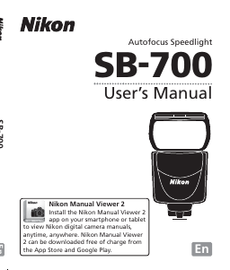 Manual Nikon SB-700 Flash
