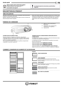 Mode d’emploi Indesit T 16 A1 D S/I 1 Réfrigérateur combiné