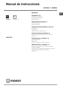 Manual de uso Indesit K3E51(X)/AG Cocina