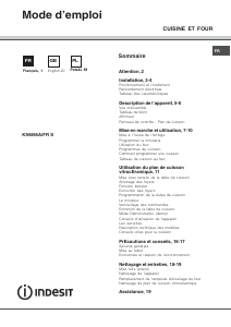 Mode d’emploi Indesit KN6I66A(X)/FR S Cuisinière