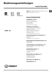 Instrukcja Indesit IWDE 127 EU Pralko-suszarka