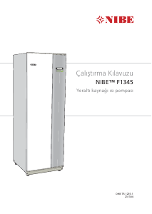 Kullanım kılavuzu Nibe F1345 Isı pompası