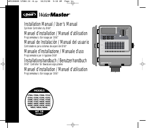 Manuale Orbit 94024 WaterMaster Centralina irrigazione