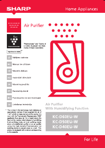 Manual Sharp KC-D50EU-W Purificator de aer