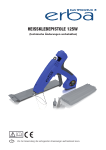 Bedienungsanleitung Erba 125W Klebepistole