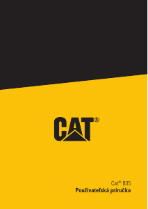 Návod CAT B35 Mobilný telefón