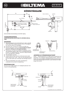 Käyttöohje Biltema 86-101 Ovensuljin