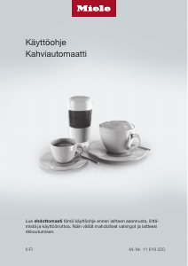 Käyttöohje Miele CM 6160 MilkPerfection Kahvikone