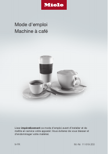 Mode d’emploi Miele CM 6560 MilkPerfection Cafetière