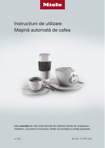 Manual Miele CM 7550 CoffeePassion Cafetieră