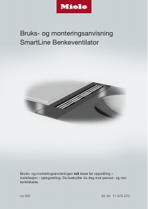 Bruksanvisning Miele CSDA 7001 FL Kjøkkenvifte