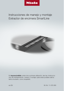 Manual de uso Miele CSDA 7001 FL Campana extractora