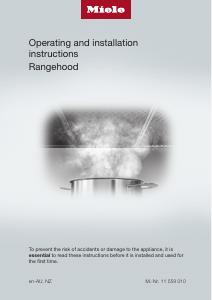 Manual Miele DA 4228 W Puristic Plus Cooker Hood