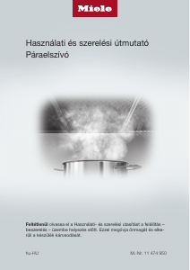 Használati útmutató Miele DA 6498 W Pure Black Páraelszívó