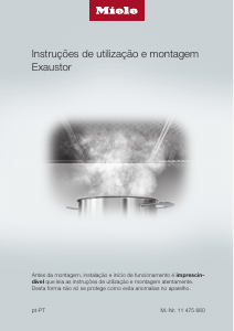 Manual Miele DA 6798 W Shape Exaustor