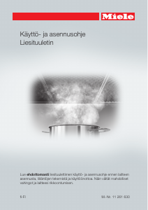 Käyttöohje Miele DA 7078 D Aura 3.0 White Loom Liesituuletin