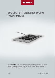 Handleiding Miele CS 1411 F ProLine Friteuse