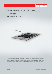 Mode d’emploi Miele CS 1411 F ProLine Friteuse
