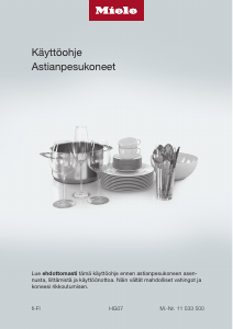 Käyttöohje Miele G 5262 SCVi Active Plus Astianpesukone