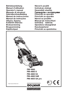 Mode d’emploi Dolmar PM-4860 Tondeuse à gazon