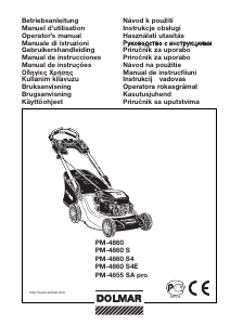 Manuale Dolmar PM-4860 S Rasaerba