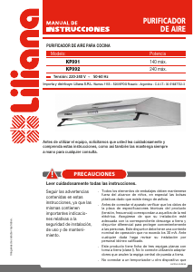 Manual de uso Liliana KP991 Campana extractora