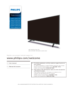 Manual de uso Philips 43PFL5765 Televisor de LED