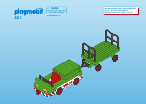 Manuale Playmobil set 3212 Airport Trasporto bagagli