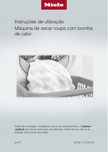 Manual Miele TCF 640 WP EcoSpeed Máquina de secar roupa