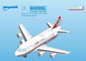Brugsanvisning Playmobil set 4310 Airport Fly
