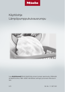 Käyttöohje Miele TEF 655 WP EcoSpeed Kuivausrumpu